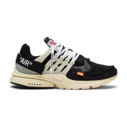 Nike Air Presto Low Top Trainers Black White