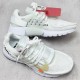 Nike Air Presto Mesh Low Top White Trainers Three-Quarter View Three-quarter view of Nike Air Presto Mesh Low Top White Trainers showing tongue and printed laces