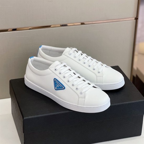 replica PRADA BRUSHED LEATHER SNEAKERS – PRS012 UK
