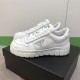 Prada Leather Low Top Chunky Soles Trainers White Pair Display Pair of Prada Leather Low Top Chunky Soles Trainers White on shoe box