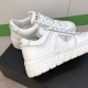 Prada Leather Low Top Chunky Soles Trainers White Inner Side View Medial side view of Prada Leather Low Top Chunky Soles Trainers White