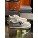 Pair of Prada Macro Platform Trainers in off-white Pair of off-white Prada Macro platform trainers on glass counter