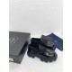 Replica Prada 9350 PPRS068 Buddha Luxury Replica Prada Trainers Monolith Brushed Leather And Nylon Lace-Up Shoes – Prs068 Uk - 9350 - Buddha Luxury