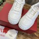 Replica Valentino Trainers Freedots Low-Top  In Calfskin – Vn003 Uk - 8450 - Buddha Luxury