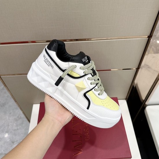 Replica Valentino 8416 VVN008 Buddha Luxury Replica Valentino Trainers One Stud Xl Nappa Leather Low-Top – Vn008 Uk - 8416 - Buddha Luxury