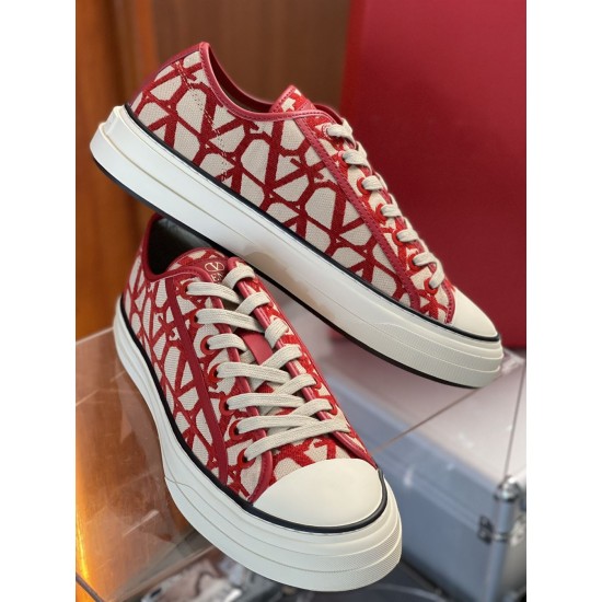 Replica Valentino Trainers Toile Iconographe Totaloop Low-Top  – Vn002 Uk - 8564 - Buddha Luxury