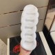 Versace Chain Reaction Trainer Outsole View in yellow and white Bottom outsole view of Versace Chain Reaction Trainer showing white chain-link tread pattern in yellow and white