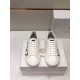 Versace Greca Logo Low Top White Leather Trainers Top View Top-down view of Versace Greca Logo Low Top White Leather Trainers lacing