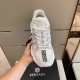 Versace Trigreca White Trainer Top View in white and gold Top-down view of white Versace Trigreca trainer showing toe box detailing in white and gold