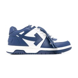 Off-White Out Off Office Calf Leather White Royal In Blue – Ofw016 Uk