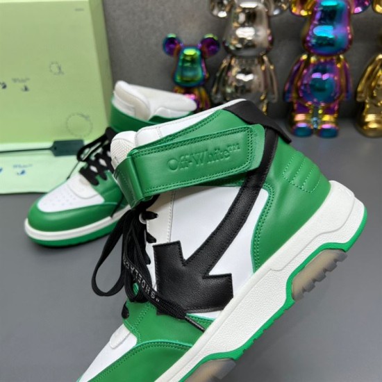 replica OFF-WHITE OUT OFF OFFICE MID TOP LEA – OFW021 UK