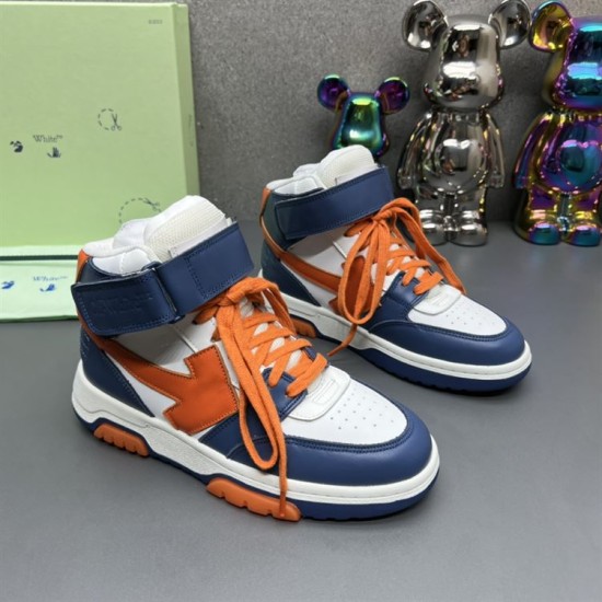 replica OFF-WHITE OUT OFF OFFICE MID TOP LEA – OFW034 UK