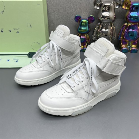 replica OFF-WHITE OUT OFF OFFICE MID TOP LEA – OFW037 UK