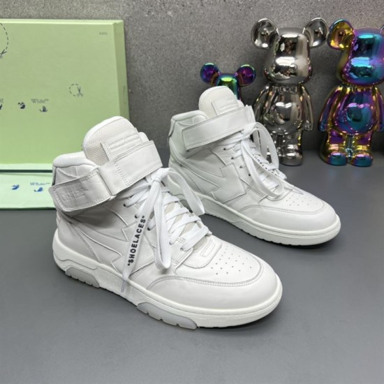 replica OFF-WHITE OUT OFF OFFICE MID TOP LEA – OFW037 UK