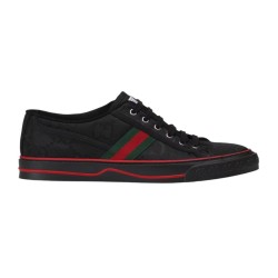 Gucci Off The Grid Black Monogram Low Top Trainers