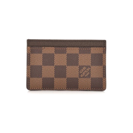 replica M61733 CARD HOLDER DAMIER EBENE IN TOILE CANVAS UK