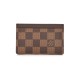 replica M61733 CARD HOLDER DAMIER EBENE IN TOILE CANVAS UK