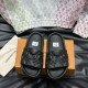 Replica WATERFRONT MULE SLIDES IN BLACK - LVS77 UK replica WATERFRONT MULE SLIDES IN BLACK - LVS77 UK
