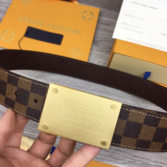 Replica NEO INVENTEUR REVERSIBLE 40MM DAMIER EBENE CANVAS BELT - B83 UK replica NEO INVENTEUR REVERSIBLE 40MM DAMIER EBENE CANVAS BELT - B83 UK