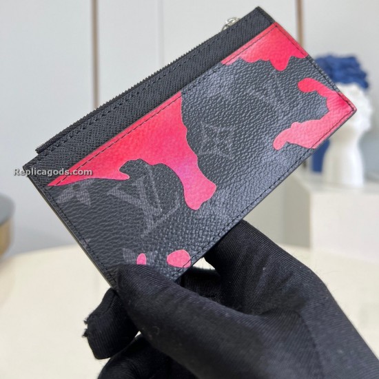 replica COIN CARD HOLDER MONOGRAM ECLIPSE UK