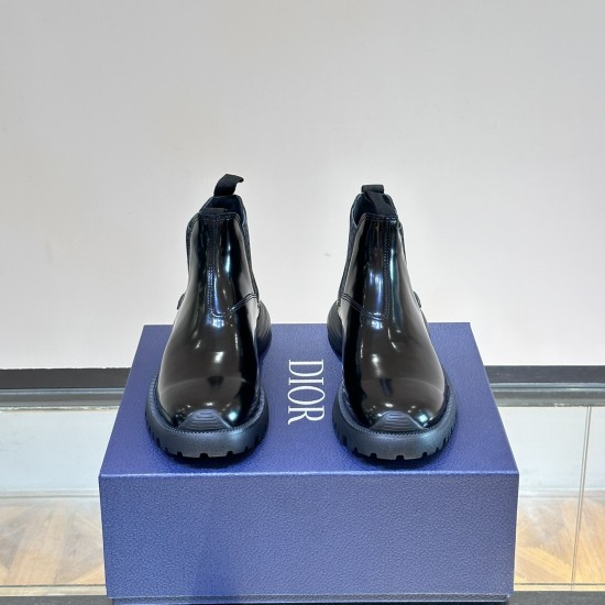 replica COMBAT CHELSEA BOOTS IN BLACK - CD323 UK