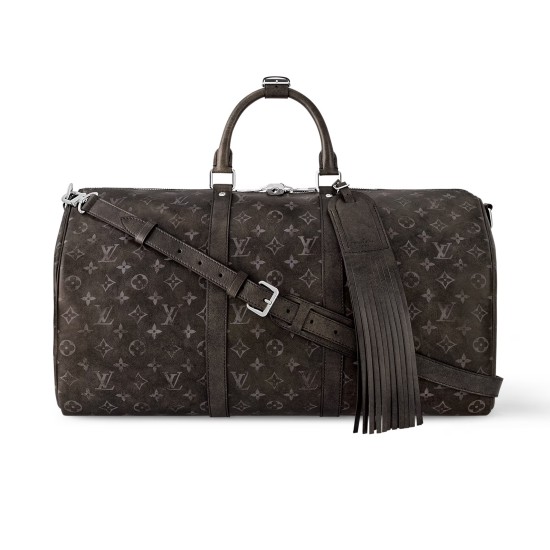 Replica Keepall Bandouliere 50 Black Brushed Monogram Cowhide Leather M11596 Uk - 15448 - Buddha Luxury