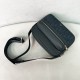 replica RIDER 2.0 ZIPPED MESSENGER BAG BLACK OBLIQUE JACQUARD WITH BLACK GRAINED CALFSKIN UK
