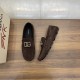 Replica Dolce & Gabbana 11090 DFR#12654 Buddha Luxury Replica Suede Driver Shoes In Brown - Gd208 Uk - 11090 - Buddha Luxury