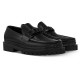 replica MAJOR LOAFERS BLACK LEATHER - LV873 UK