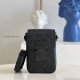 Replica S-Lock Vertical Wearable Wallet In Black Uk - 15784 - Buddha Luxury