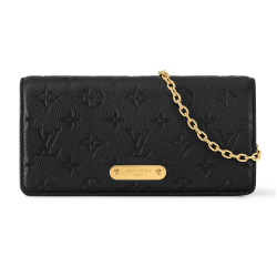 Wallet On Chain Lily Black Monogram Empreinte M83233 Uk