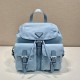 Replica Prada 14196 PFR#11883 Buddha Luxury Replica Small Re-Nylon Backpack In Light Blue Uk - 14196 - Buddha Luxury