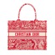 Replica Dior 13352 DFR#7499 Buddha Luxury Replica Large Book Tote Red Toile De Jouy Embroidery Uk - 13352 - Buddha Luxury