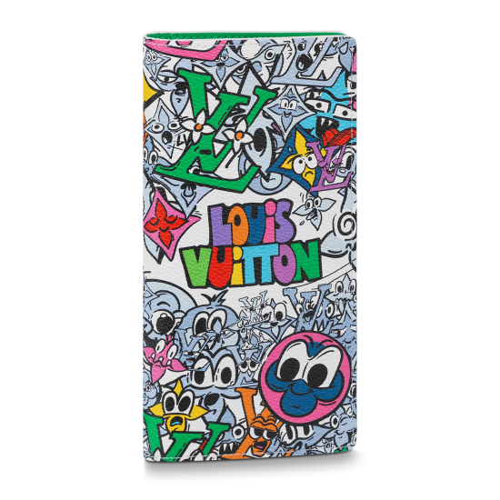 replica BRAZZA WALLET MONOGRAM COMICS CANVAS M82011 UK