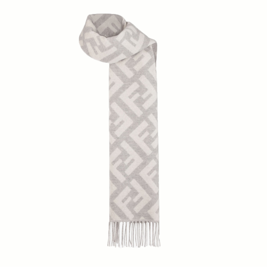 replica SCARF FF LIGHT GRAY CASHMERE UK