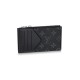 replica M30271 COIN CARD HOLDER BLACK TAIGA COWHIDE LEATHER UK