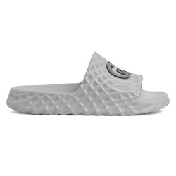 Interlocking G Slide Sandals Grey Rubber - Gcs31 Uk