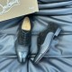replica CHRISTIAN GREGGO LEATHER OXFORD SHOES IN BLACK - CL98 UK