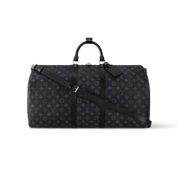 Keepall Bandouliere 55 Black Monogram Eclipse M40605 Uk