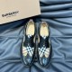 replica LEATHER LACE-UP SHOES IN BLACK AND BROWN - BBR104 UK