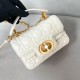 Replica Mini Jolie Top Handle Bag Latte Cannage Calfskin Uk - 13310 - Buddha Luxury