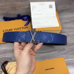 Monogram Powder Blue Initiales 40Mm Belt - B134 Uk