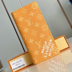 BRAZZA WALLET YELLOW MONOGRAM HERITAGE CANVAS M12656 UK BRAZZA WALLET YELLOW MONOGRAM HERITAGE CANVAS M12656 UK
