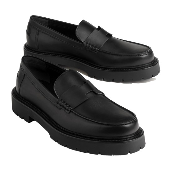 replica KLEMENT LOAFERS IN BLACK - H217 UK