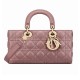 Replica Medium Lady D-Joy Bag Peony Pink Cannage Lambskin Uk - 13216 - Buddha Luxury