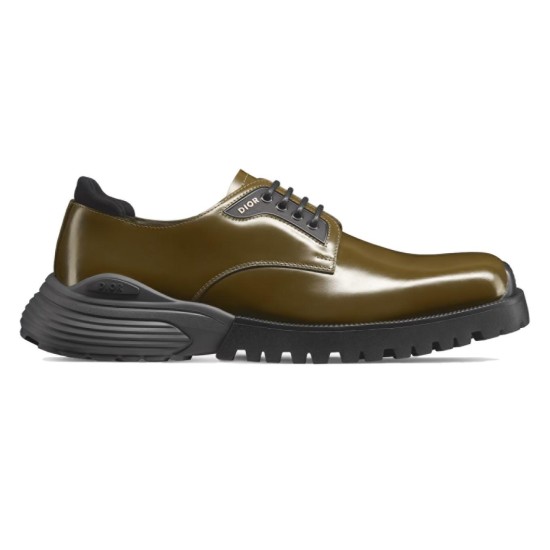 Replica Dior 11957 DFR#11026 Buddha Luxury Replica Combat Derby Shoe Khaki Polished Calfskin - Cd266 Uk - 11957 - Buddha Luxury