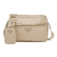 Replica Re-Nylon Shoulder Bag In Desert Beige Uk - 14265 - Buddha Luxury