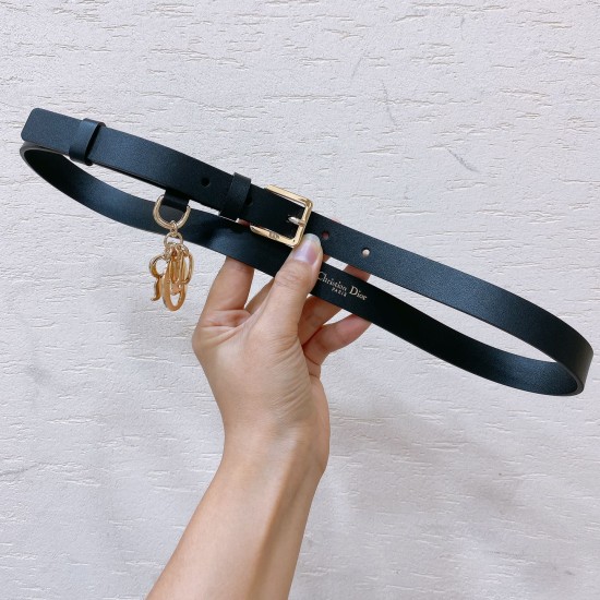 replica MISS BELT BLACK SMOOTH CALFSKIN 20 MM - B329 UK
