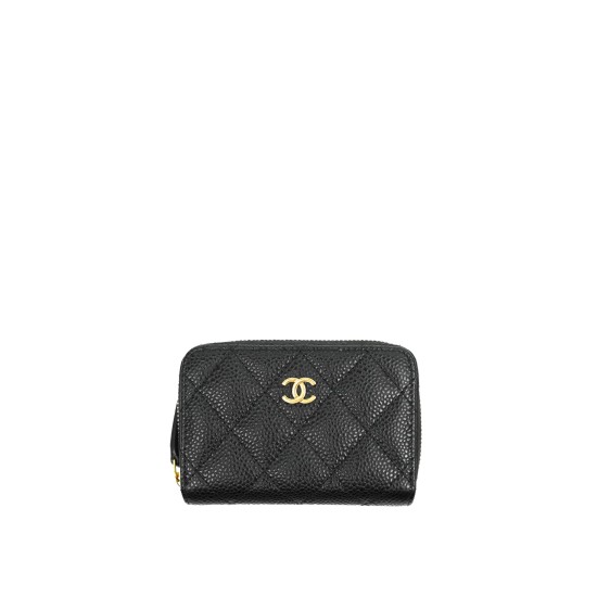 Replica CLASSIC ZIPPED COIN PURSE GRAINED CALFSKIN & GOLD METAL BLACK UK replica CLASSIC ZIPPED COIN PURSE GRAINED CALFSKIN & GOLD METAL BLACK UK