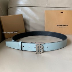 Monogram Motif Embossed Check Leather Belt - B237 Uk